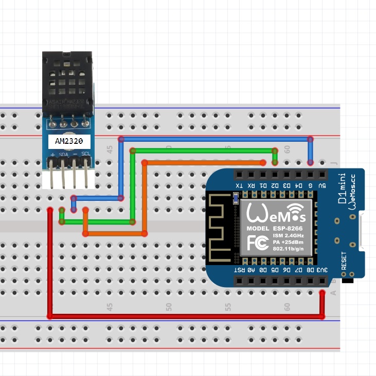Connecting the AM2320 to Wemos D1 Mini